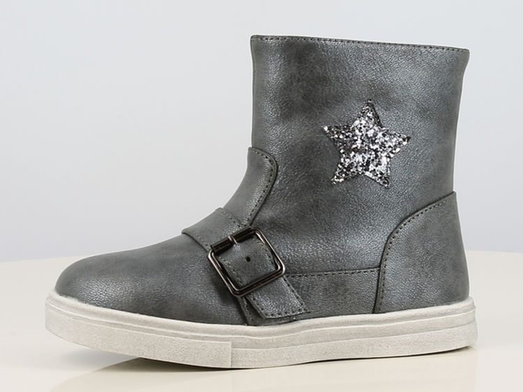 Picture of B184260 Grey Boots With Glittery Star (Sizes 28-35)